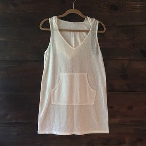 Hooded bathing suit cover up